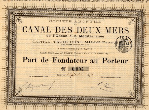 Société anonyme “Canal des deux mers”