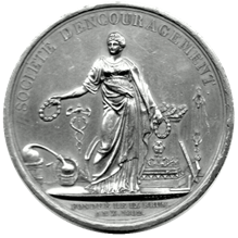 Médaille  de la société d’encouragement