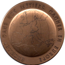 Médaille  du crédit Agricole – Caunes  minervois