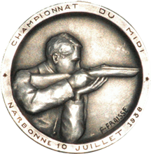 Médaille   du Championnat du Midi de ball-trap – Narbonne