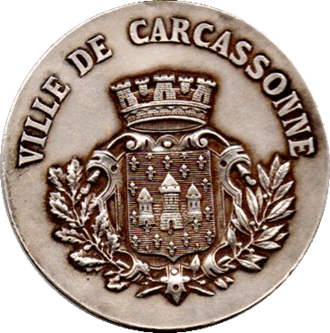 Médaille  de la commune de Carcassonne