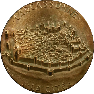 Médaille  de la commune de Carcassonne