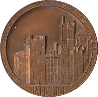 Médaille  de la commune de Narbonne