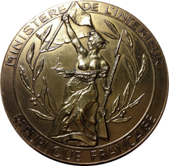 Médaille  de la Sous Préfecture de Narbonne