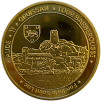 Médaille souvenir – Tour Barberousse/ Occitanie – Gruissan