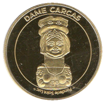 Médaille souvenir – Dame Carcas – UNESCO – Carcassonne