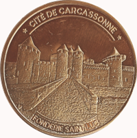 Médaille souvenir – Portes de la Cité – Carcassonne