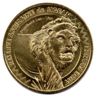 Médaille souvenir – Réserve africaine – Lion – 2020 – Sigean