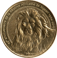 Médaille souvenir – Réserve africaine – Lion – 45 ème anniversaire de la réserve – 2019 – Sigean