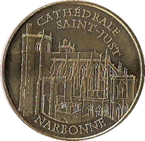 Médaille souvenir – Saint Just – 2012 – Narbonne