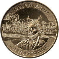 Médaille souvenir – Viollet le Duc – 2017 -Carcassonne