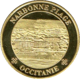 Médaille souvenir – Les bâtiments – Narbonne Plage