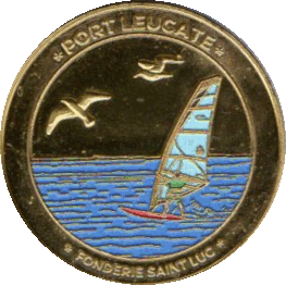 Médaille souvenir – Voilier – Port Leucate